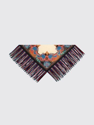 Etro Foulard in seta con frange Etro