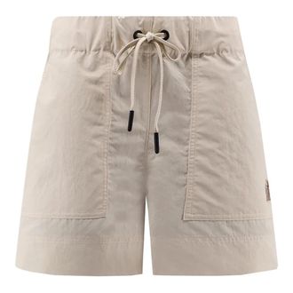 Moncler 050 Shorts - Dames - Bermuda - Beige - M - Korte Broeken