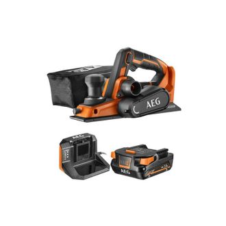 AEG Confezione Pialla BHO18BL-0 - 18V Brushless - 82mm - 1 batteria 2.0Ah - 1 caricatore - SETL1820S