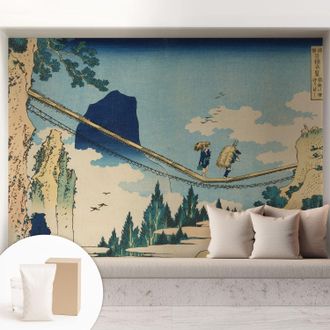 Tulup Carta Da Parati Non Tessuto - Con Colla Gratuita - Con Motivi Moderni - Design Elegante Per Pareti Ponte Di Montagna 208x146 Cm