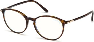 Tom Ford Blue Light Block Oval Ladies Eyeglasses FT5617-B 052 52