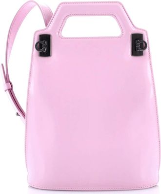 Ferragamo Wanda Top Handle Shoulder Bag Leather Mini