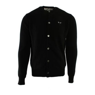 Comme Des Gar&ccedil;ons Cardigans, male, Black, Size: M Play Vest Art AX-n023