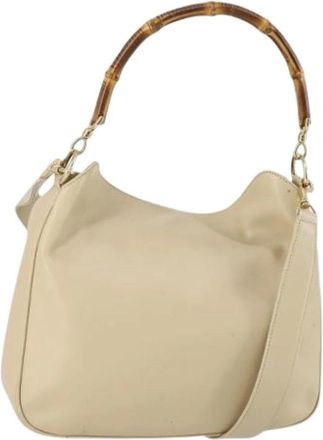Gucci Pre-owned Shoulder Bags, female, Beige, Size: ONE SIZE Pre-owned Shoulder Bag