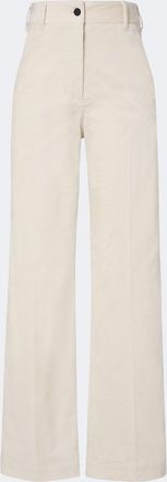 Moncler Pantalones anchos de pana de algod&oacute;n