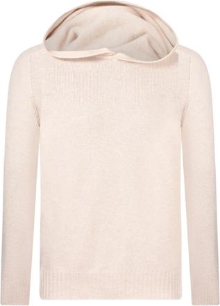Gran Sasso Hoodie van Scheerwol - Heren - Hoodies - Beige - L - Wol - Hoodies & sweatvesten