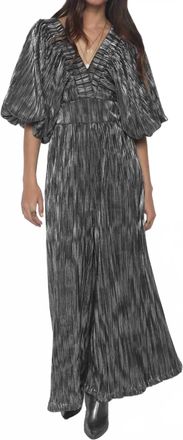Jen's Pirate Booty Blue Lotus Jumpsuit In Silver