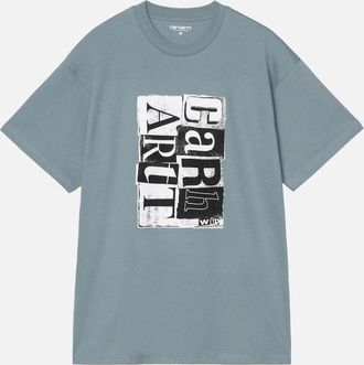 Carhartt Work in Progress Mens Carhartt WIP Moving Letterpress - Velvet Blue - Size: 36