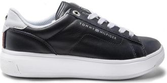 Tommy Hilfiger Platform Sneaker Trainers - Heren - Sneakers - Zwart - 39 EU - Schoenen