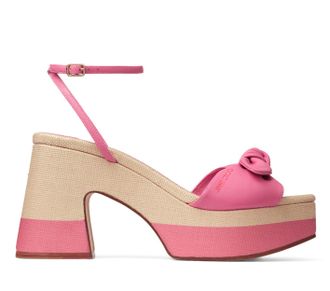 Jimmy Choo London Ricia 95 Leather Platform Sandals Size 40