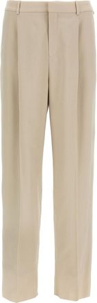 Saint Laurent Beige High waist pants
