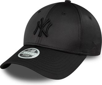 New Era Mens Baseball Cap 9forty Satin Black Crown Hat