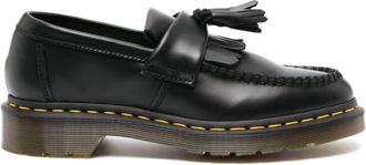 Dr. Martens Adrian YS Smooth - Dames - Loafers - Zwart - 40 EU - Leer - Schoenen