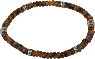 Ferragamo Small Tiger Eye Beadstone Bracelet