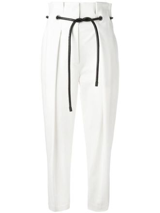 3.1 Phillip Lim origami-pleated trousers - White