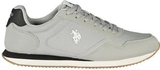 U.S.Polo Association Gray Polyurethane Mens Mens Sneaker