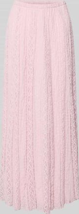 Gina Tricot Maxirock mit Spitze und elastischem Bund in Flieder, Gr&ouml;&szlig;e XS