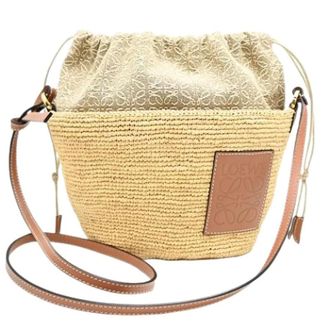 Loewe Pre-owned Bucket Bags, female, Beige, Size: ONE SIZE Pre-owned Shoulder Bag