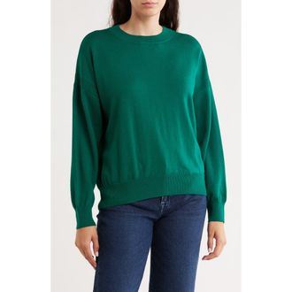 Madewell Birdie Merino Wool Pullover in Forest Green at Nordstrom Rack, Size Xx-Small