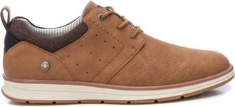 Xti Mens Casual Oxford Sneakers In Camel