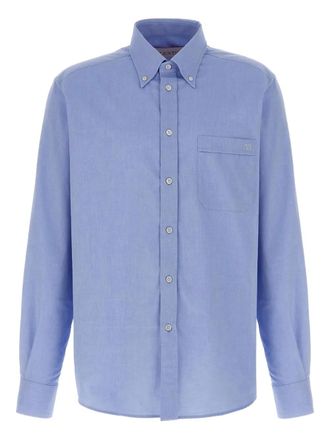 Valentino Garavani Camicia con colletto button-down - Blu