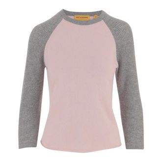 Guest In Residence Cashmere Knitwear, female, Multicolor, Size: M Two-tone Cashmere Sweater