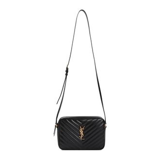 Saint Laurent Black Shoulder Bag Lou Style
