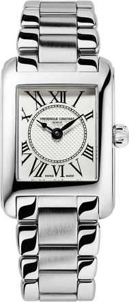 Frederique Constant Carrée Bracelet Watch, 23mm x 21mm in Silver-Tone at Nordstrom