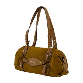 Isabel Marant Womens Tilpa Mini Shoulder Bag Khaki Calfskin