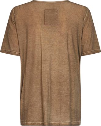 Uma Wang Womens Top Trap Stretch Jersey Beige Modal Tops