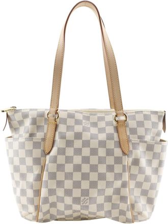 Louis Vuitton Damier Azur White Damier Azur Tote Bag (Pre-Owned)