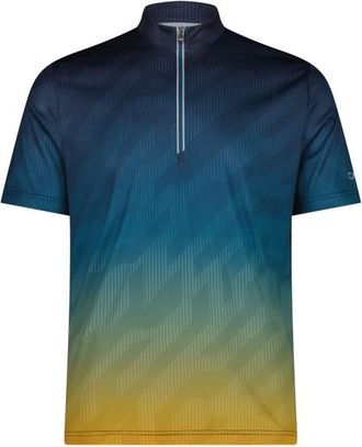 F.lli Campagnolo 1/4-Zip T-Shirt Freebike Velotrikot f&uuml;r Herren | blau