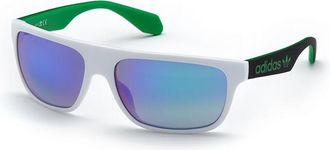 adidas OR0023 21Q Mens Sunglasses White Size 59