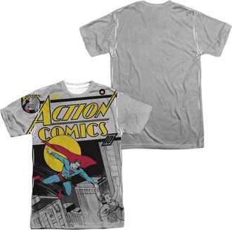 Gildan DC Comics Superman No. 23 (Front/Back Print) Short Sleeve Adult 100% Poly Crew Tee / T-Shirt