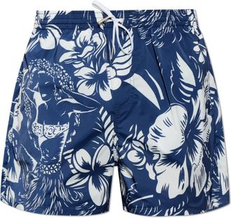 Dsquared2 Zwemshorts - Heren - Strandmode - Blauw - S - Badmode