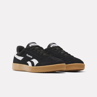 Reebok Classic Sneaker REEBOK CLASSIC REEBOK SMASH EDGE, Damen, Gr. 36,5, schwarz-weiss (schwarz, wei&szlig;, gum), Leder, Synthetik, Schuhe Sneaker