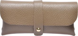 Roberta M Beige Rundleer Tas