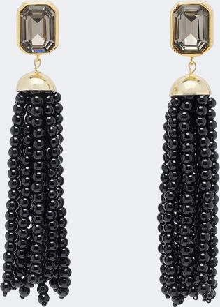 Jennifer Behr Ellison 18kt gold-plated drop earrings