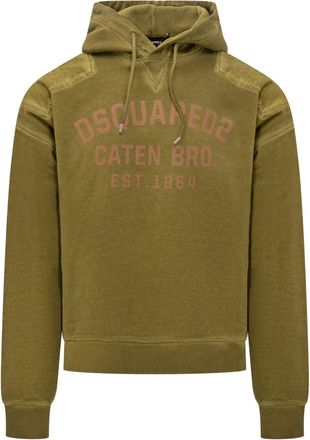 Dsquared2 Hooded Brown Sweatshirt