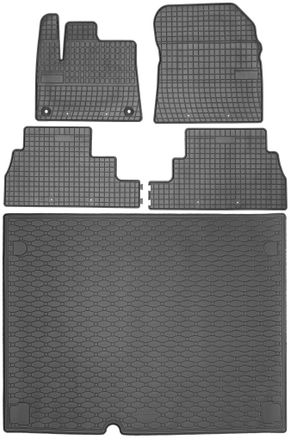 OEM Peugeot Rifter Van Del 06.2018 Set - Alfombrillas De Goma + Alfombrilla Para Maletero