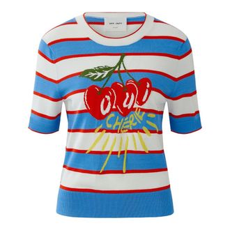 Oui T-Shirts, female, Blue, S, Pullover