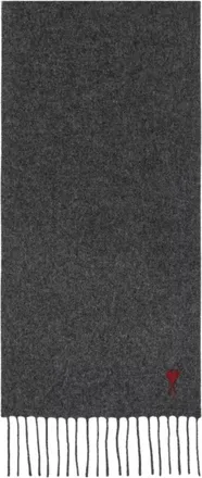 Ami Ami de Coeur Sjaal - Heren - Accessoires - Grijs - Maat: ONE Size Wol