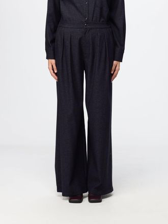 Eleh Gabardine Wide-Leg Trousers with Pleats
