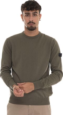 Peuterey Pullover girocollo EXMOOR07 Verde Peuterey Uomo