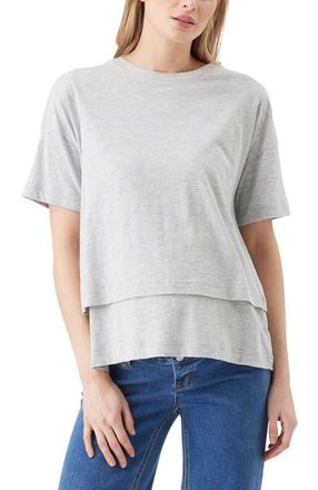 Ripe Claud Nursing Tee in Grey Marle at Nordstrom, Size Medium Au