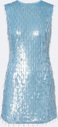 Rachel Gilbert Vestido corto Calypso adornado