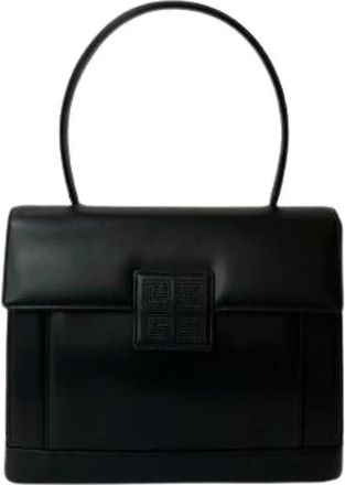 Givenchy Pre-owned Handbags, female, Black, Size: ONE SIZE Pre-owned Leather Handbag