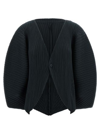 Issey Miyake Black Polyester Womens Cardigan