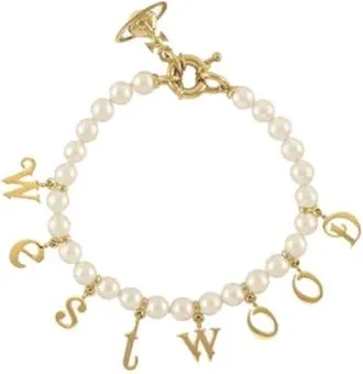 Vivienne Westwood Accessoires, Dames, Wit, ONE Size, Leanne Twin Armband