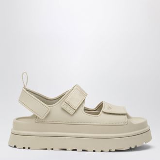 UGG GoldenGlow platform EVA sandals in Sea Salt